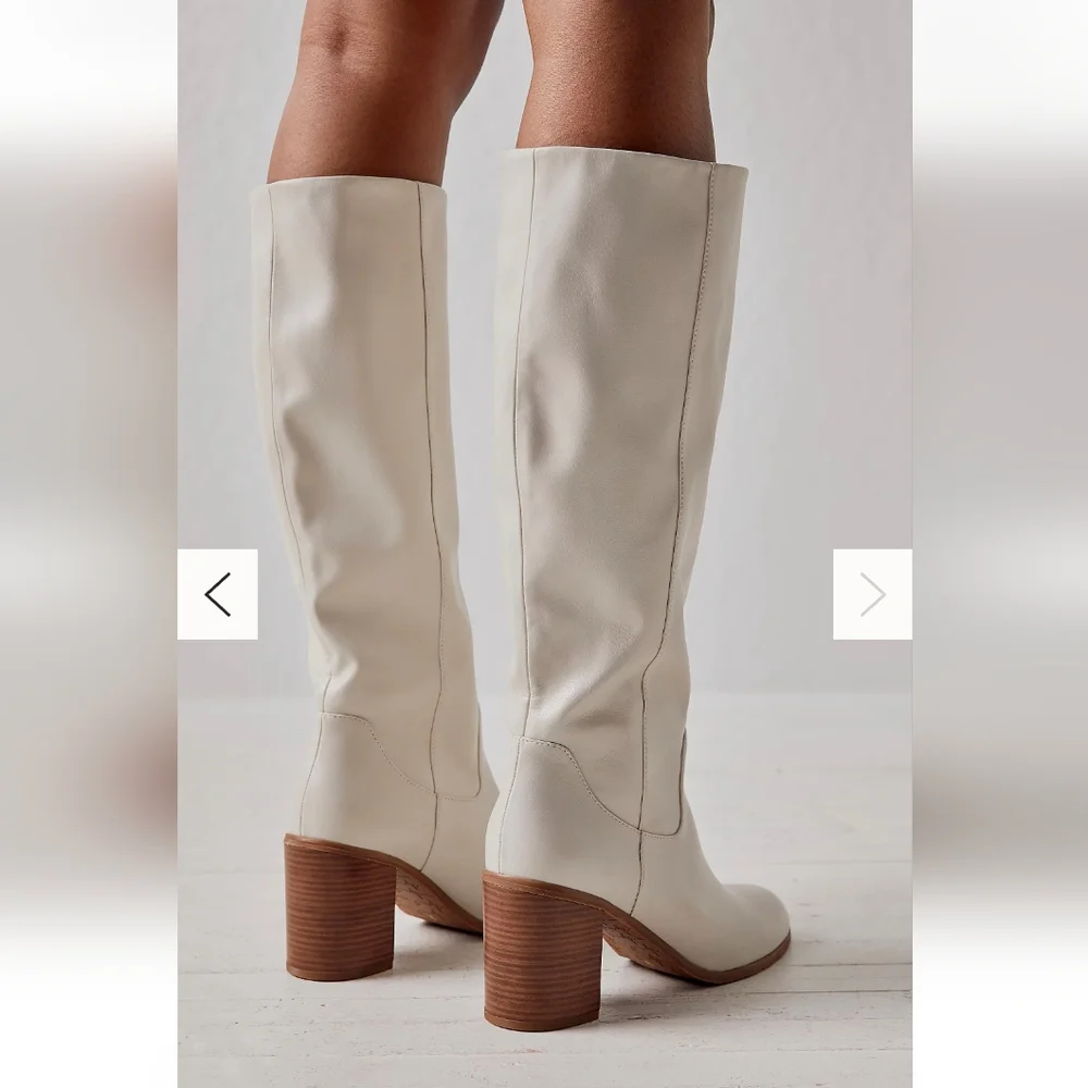 Free People Slouchy Vegan Leather Boot - Picture 3 of 14